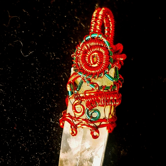 Quartz crystal pendant - Picture 1 of 2